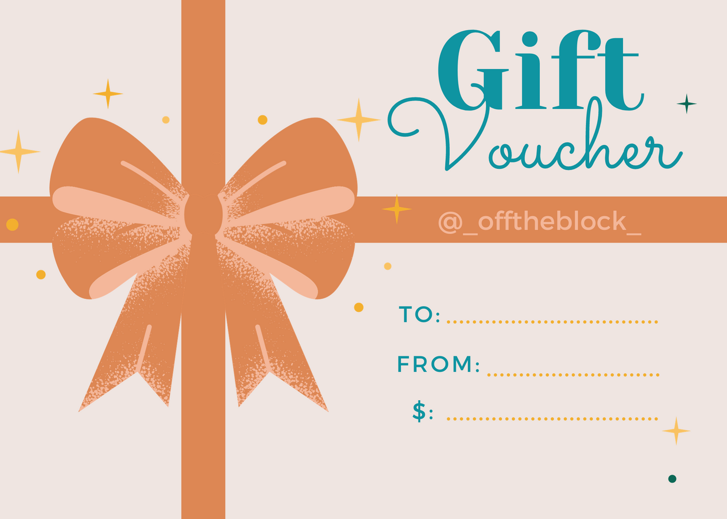 Off The Block Gift Card